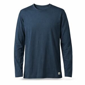 Vuori Women’s Long Sleeve Performance Shirt Teal Athletic Workout Top Size M